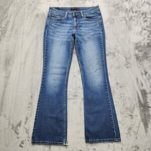 Vintage Y2K Levi's Jeans Womens 9M Juniors Blue Superlow 518 Bootcut Academia